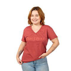 Camiseta BabyLook Terracota FuelTech