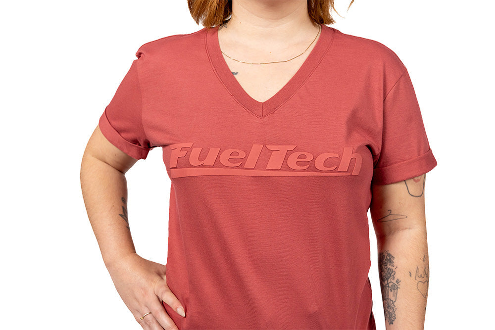 Camiseta BabyLook Terracota FuelTech