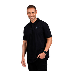FT Logo Black Polo Shirt