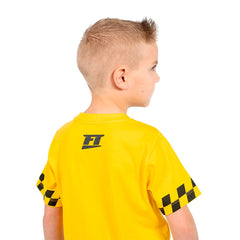 Camiseta Infantil Amarelo Racing