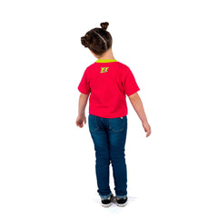 Camiseta Infantil Cropped Rosa