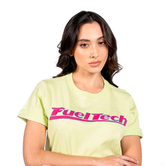 Camiseta Baby Look Verde FuelTech