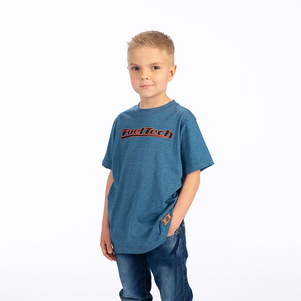 Camiseta Infantil Azul FuelTech